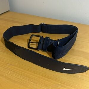 nike blue sports belt one size fits all